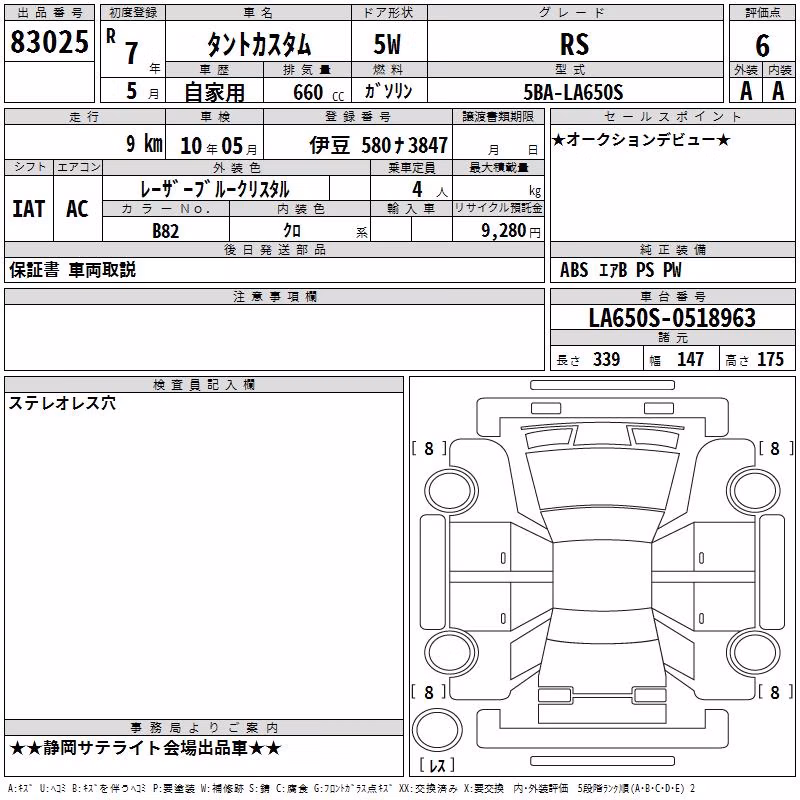DAIHATSU TANTO
