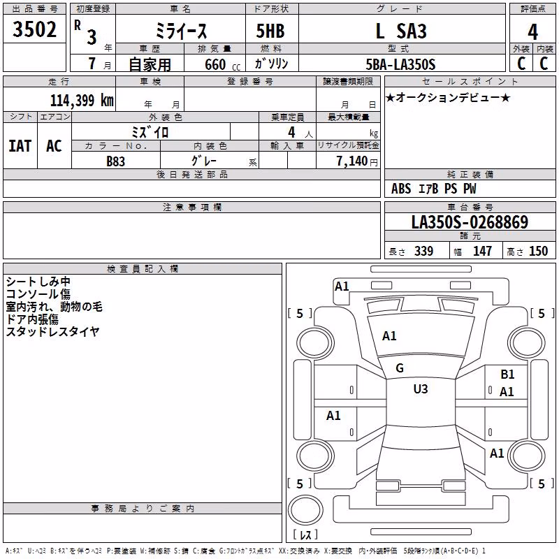 DAIHATSU MIRA E:S