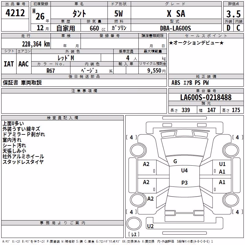 DAIHATSU TANTO