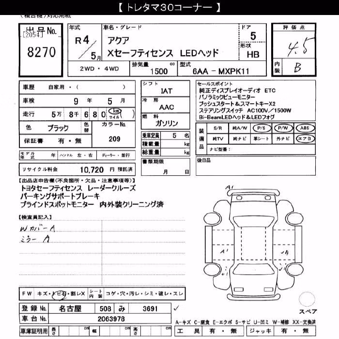 TOYOTA AQUA