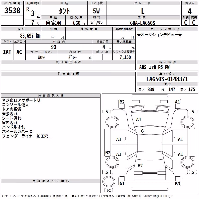 DAIHATSU TANTO