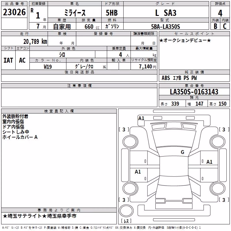DAIHATSU MIRA E:S