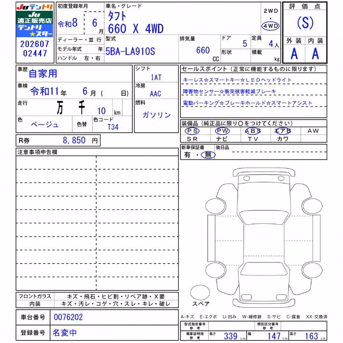 DAIHATSU TAFT
