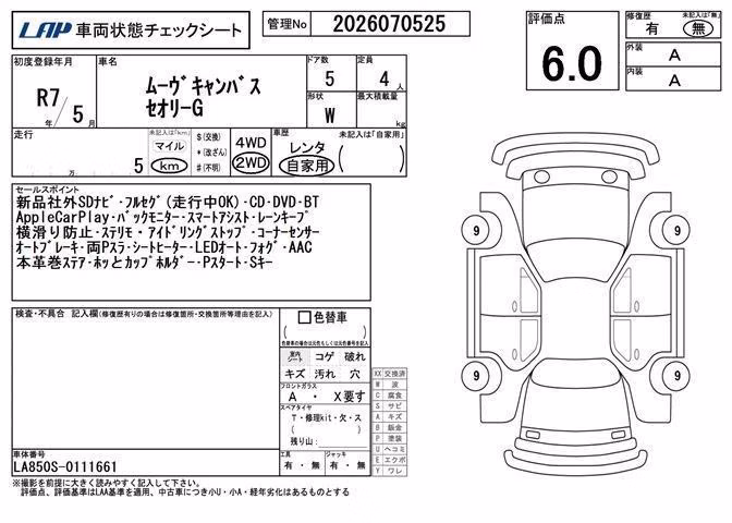 DAIHATSU MOVE CANBUS