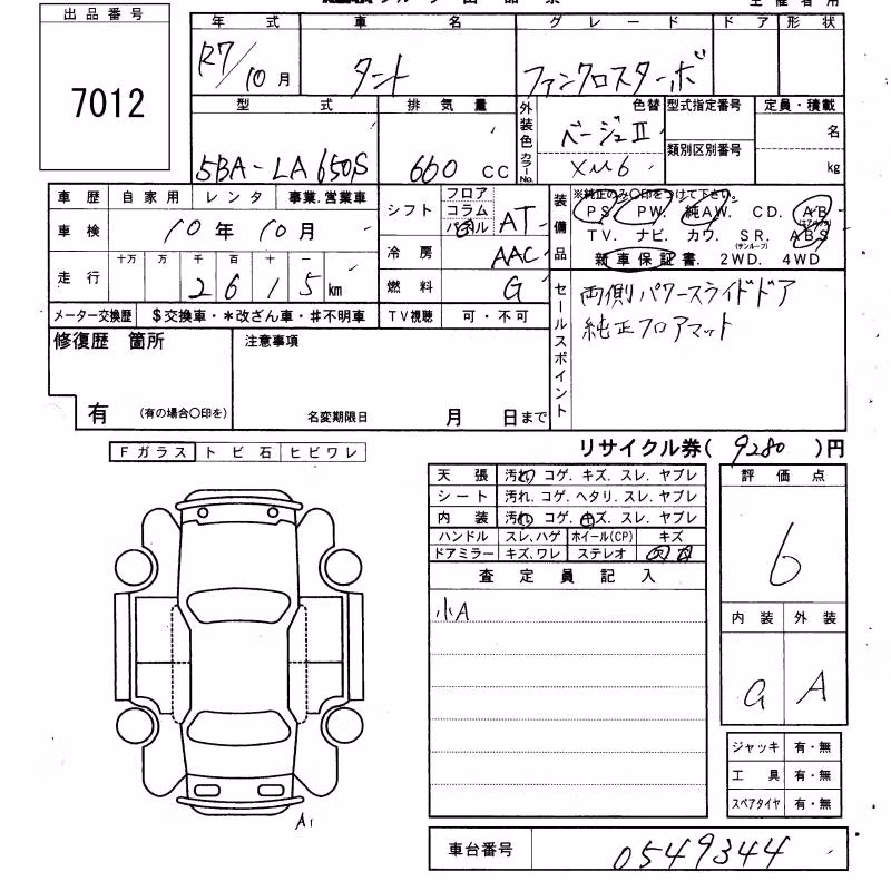 DAIHATSU TANTO