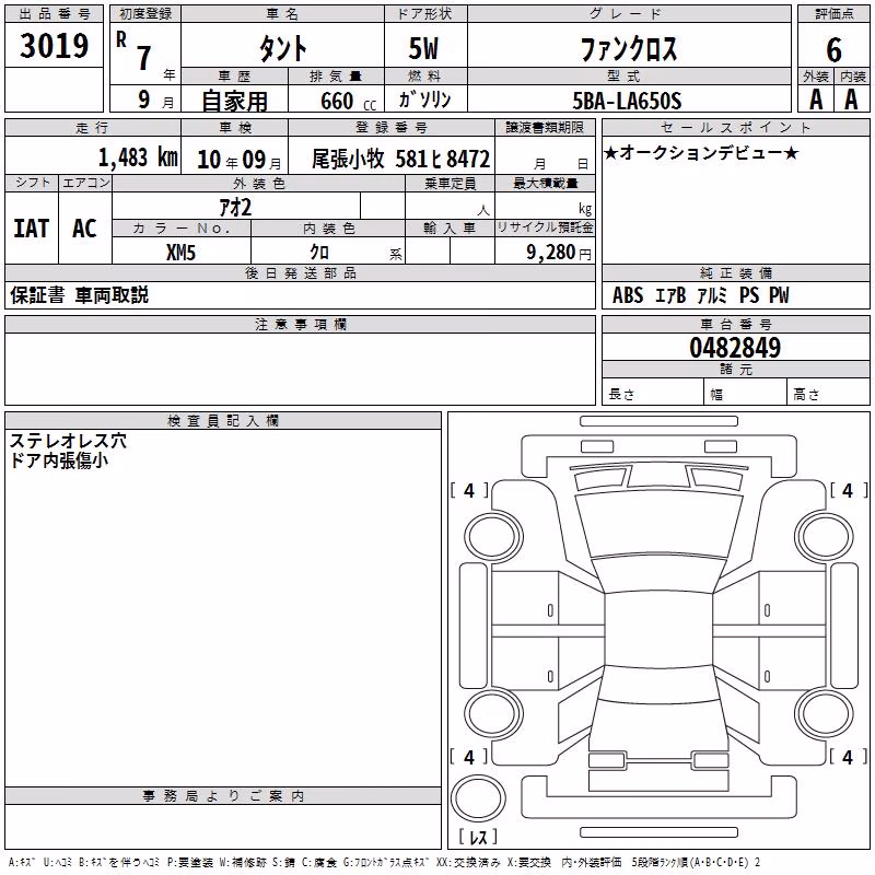 DAIHATSU TANTO