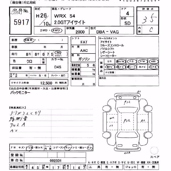SUBARU IMPREZA WRX