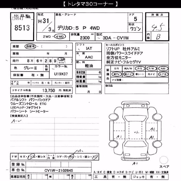 MITSUBISHI DELICA D:5