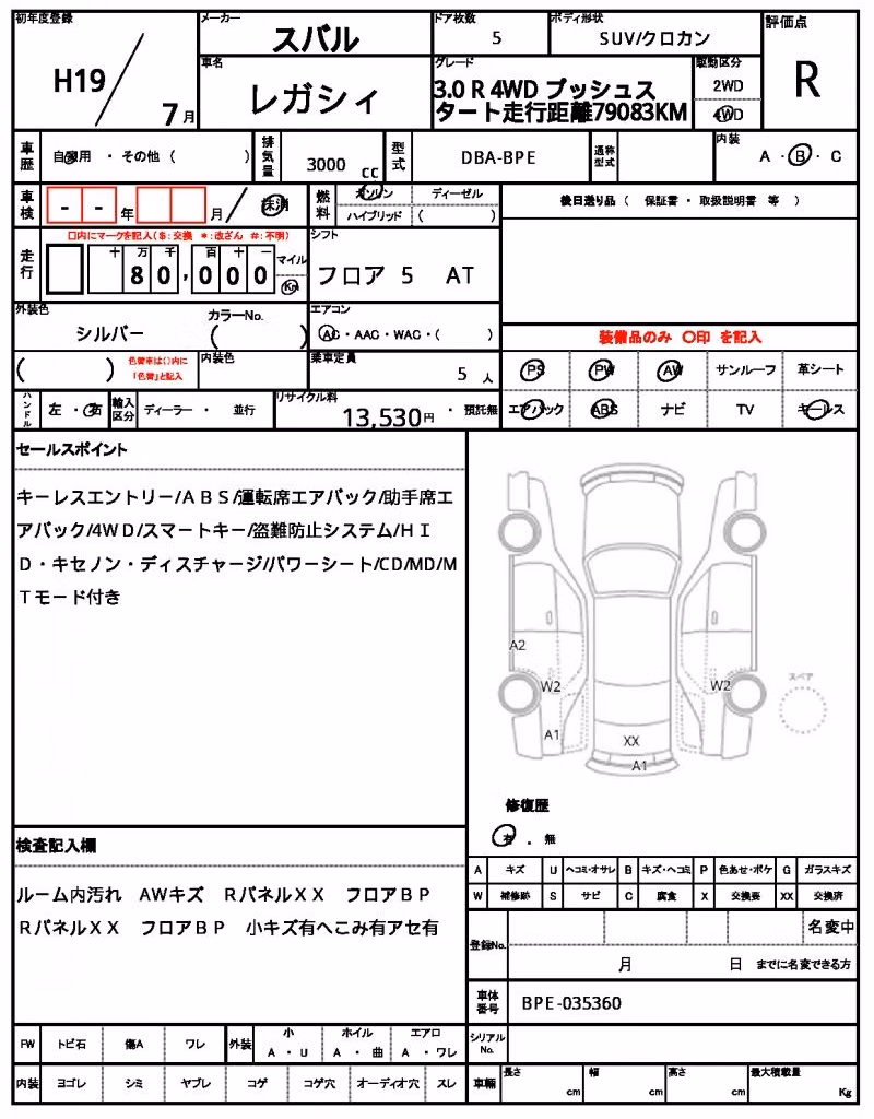SUBARU LEGACY