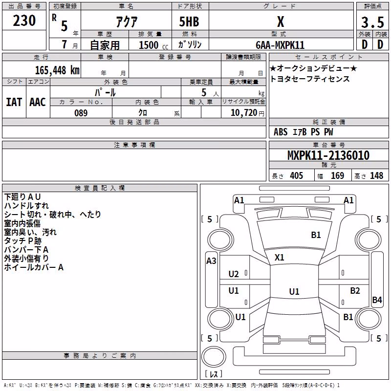 TOYOTA AQUA