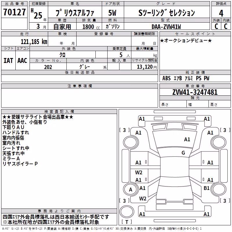 TOYOTA PRIUS ALPHA