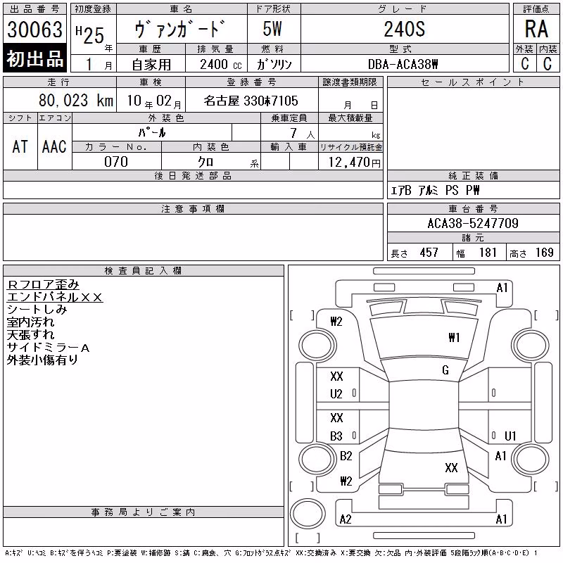 TOYOTA VANGUARD
