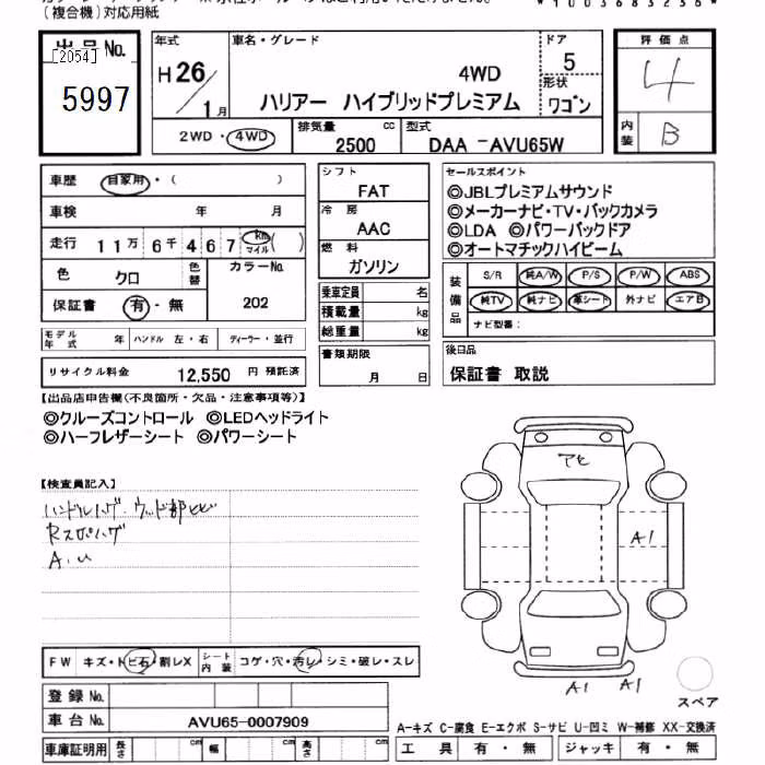 TOYOTA HARRIER