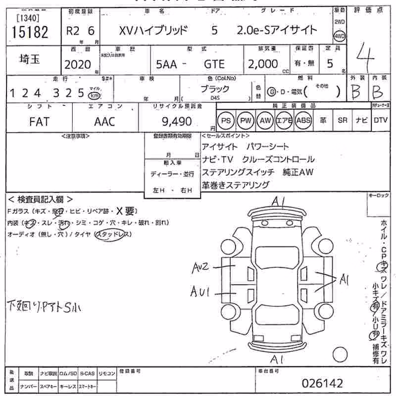 SUBARU XV