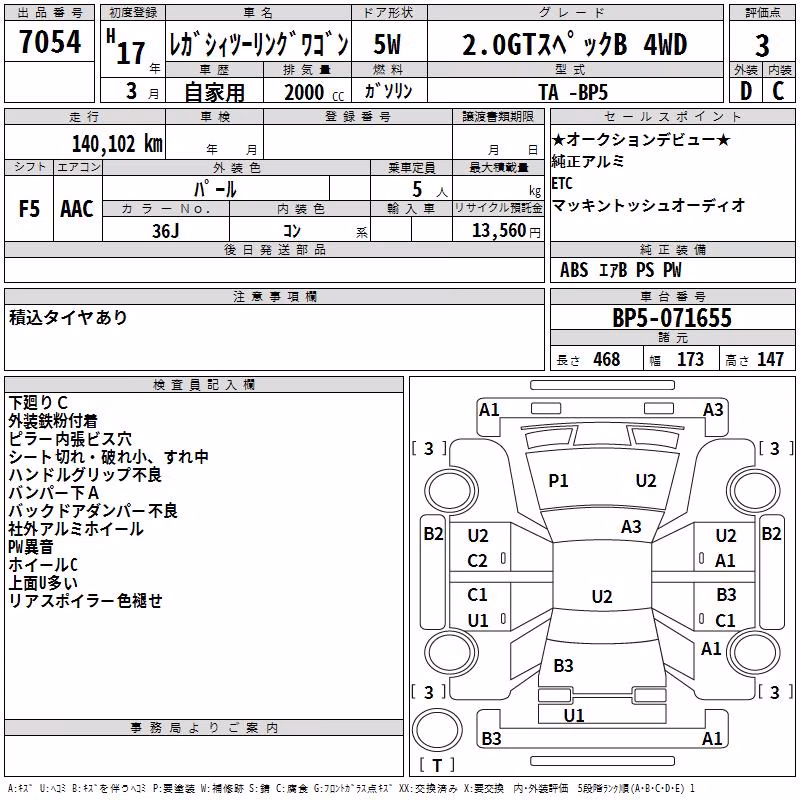 SUBARU LEGACY