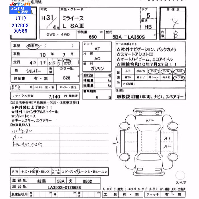 DAIHATSU MIRA E:S