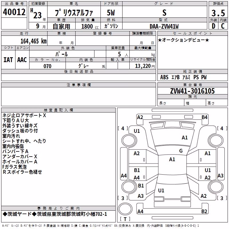 TOYOTA PRIUS ALPHA