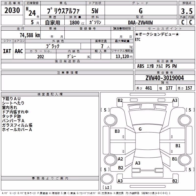 TOYOTA PRIUS ALPHA
