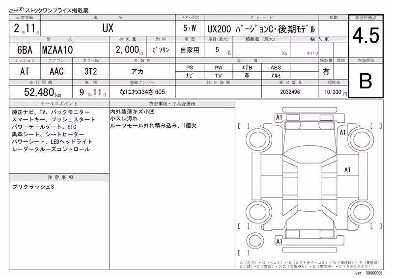 LEXUS UX200