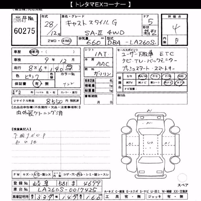 DAIHATSU CAST