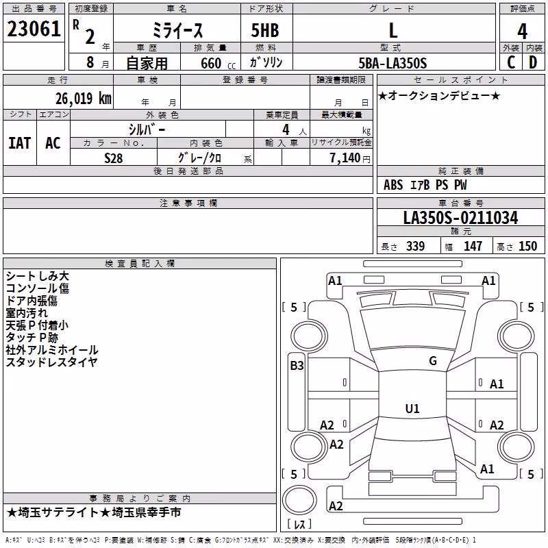DAIHATSU MIRA E:S