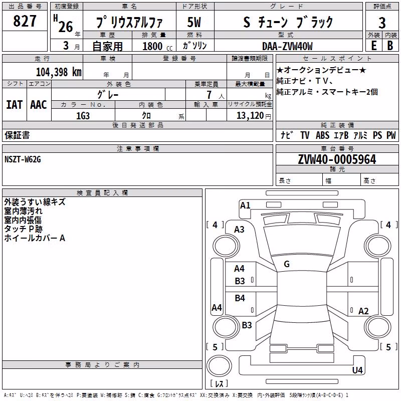 TOYOTA PRIUS ALPHA