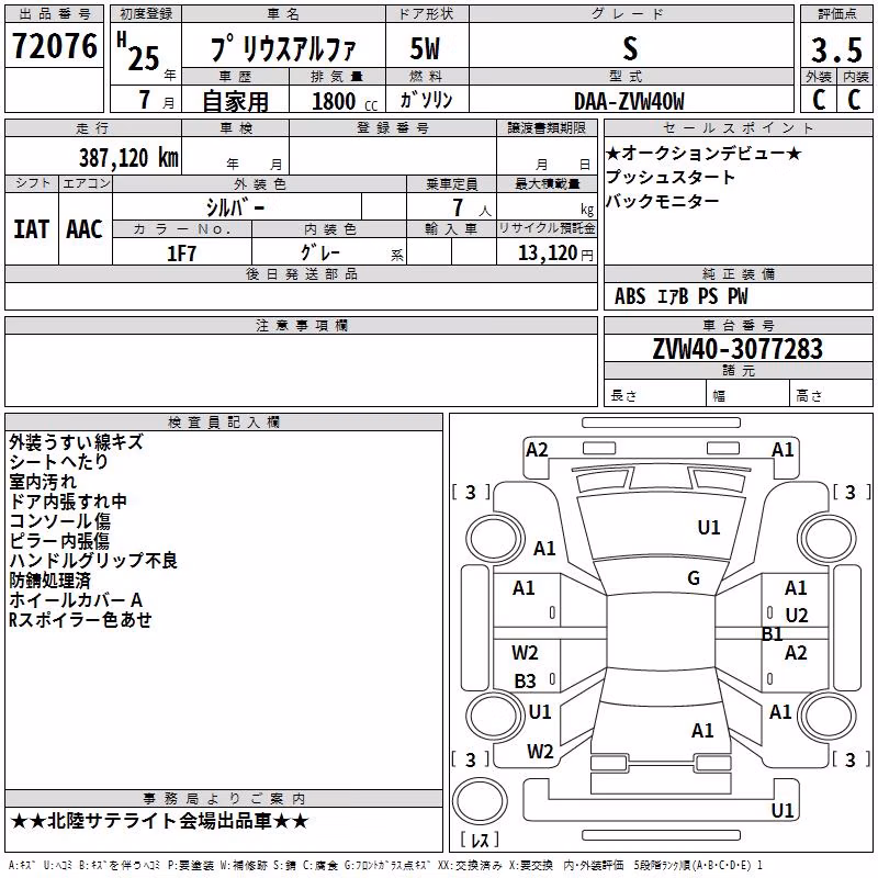 TOYOTA PRIUS ALPHA
