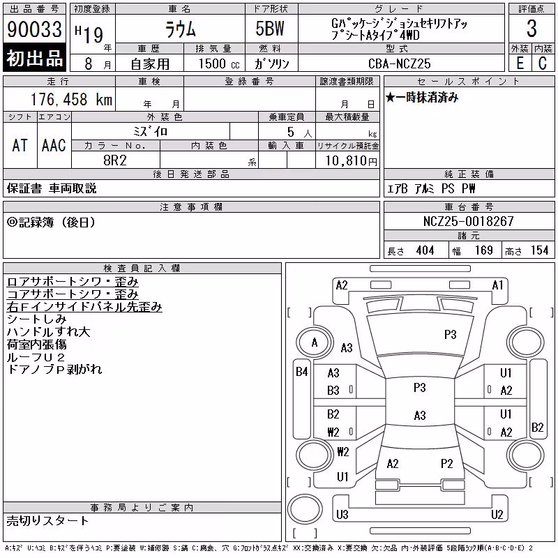 TOYOTA RAUM