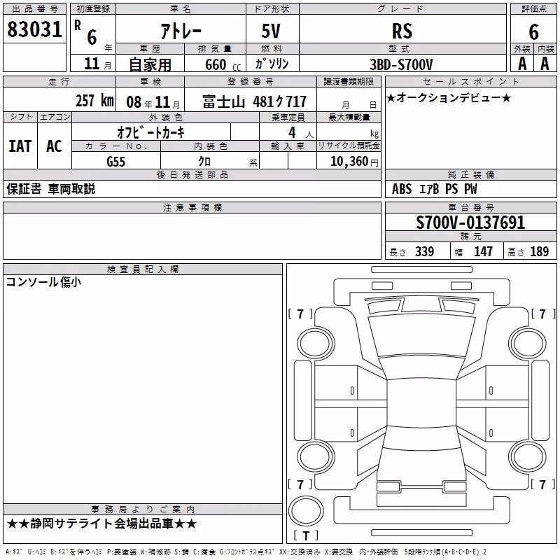 DAIHATSU ATRAI