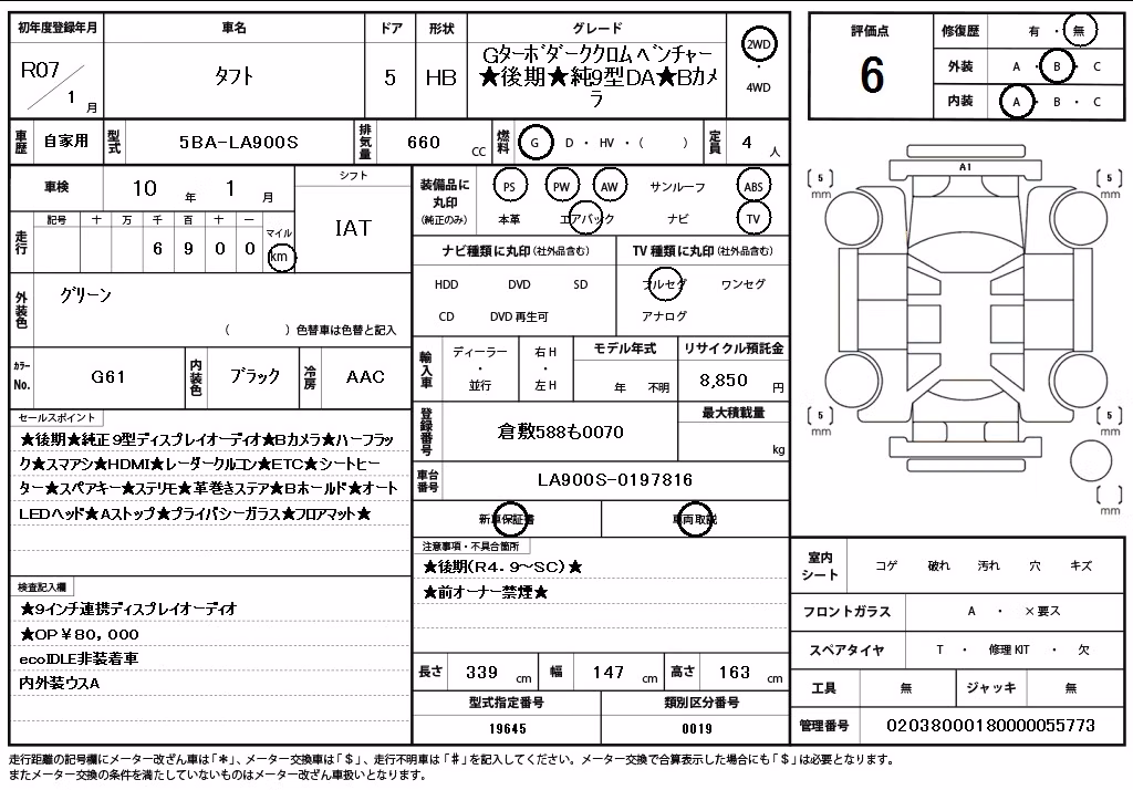DAIHATSU TAFT