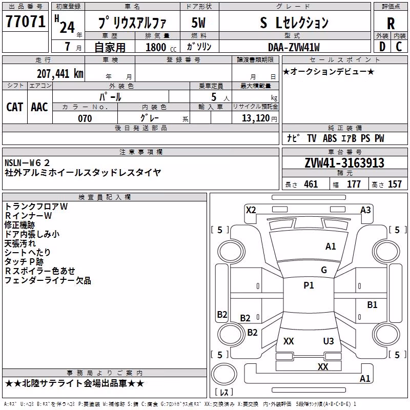 TOYOTA PRIUS ALPHA