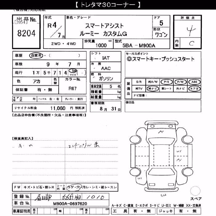 TOYOTA ROOMY
