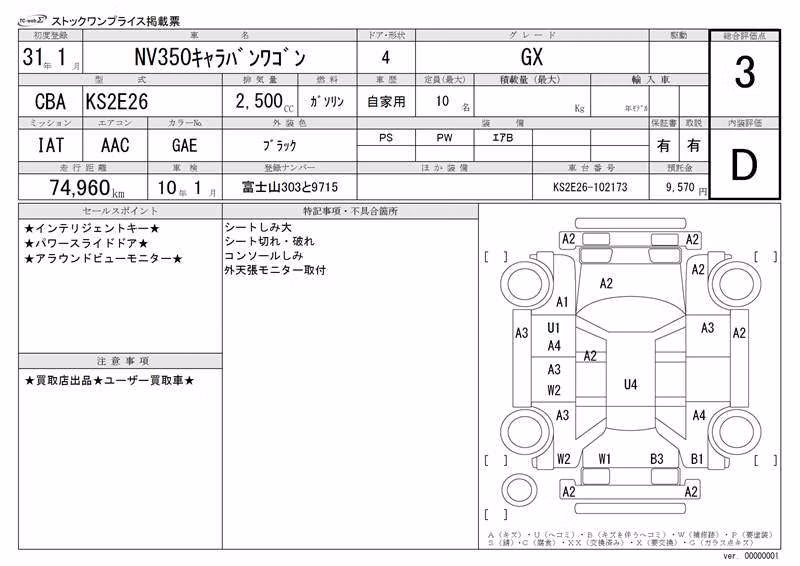 NISSAN NV350 CARAVAN