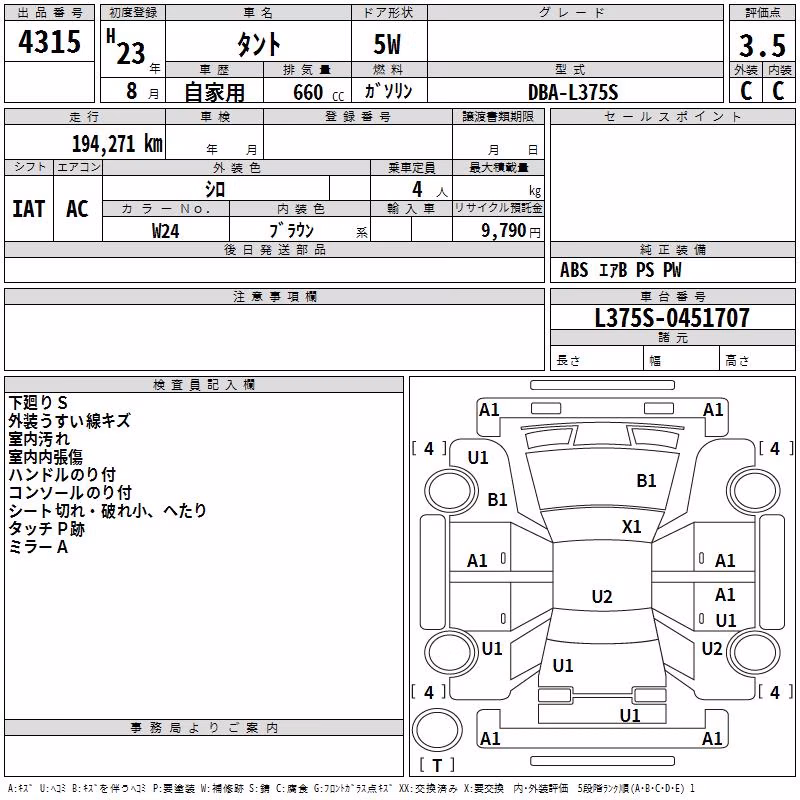 DAIHATSU TANTO