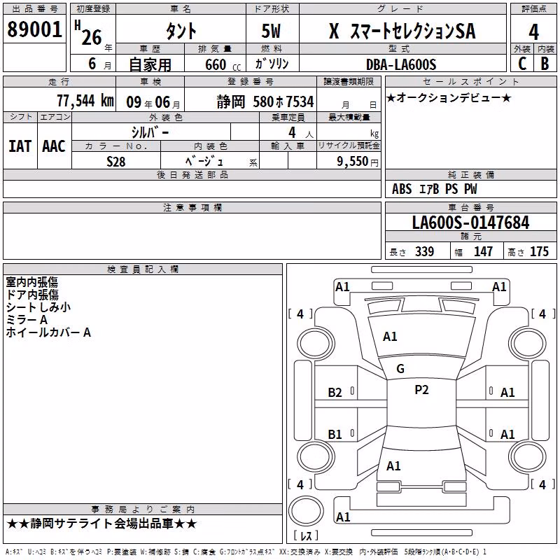 DAIHATSU TANTO