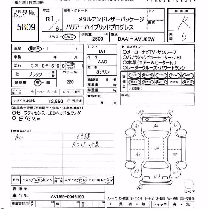 TOYOTA HARRIER