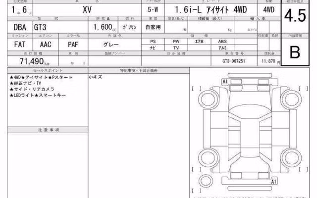 SUBARU XV