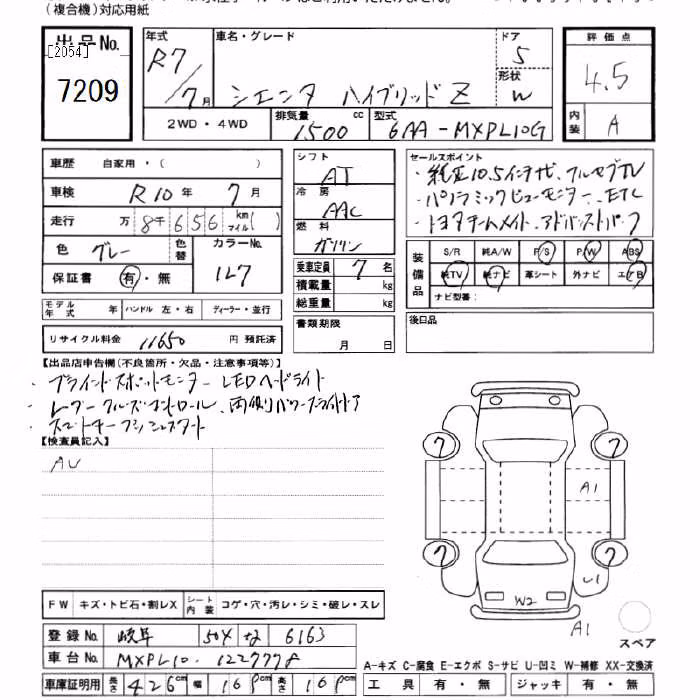TOYOTA SIENTA