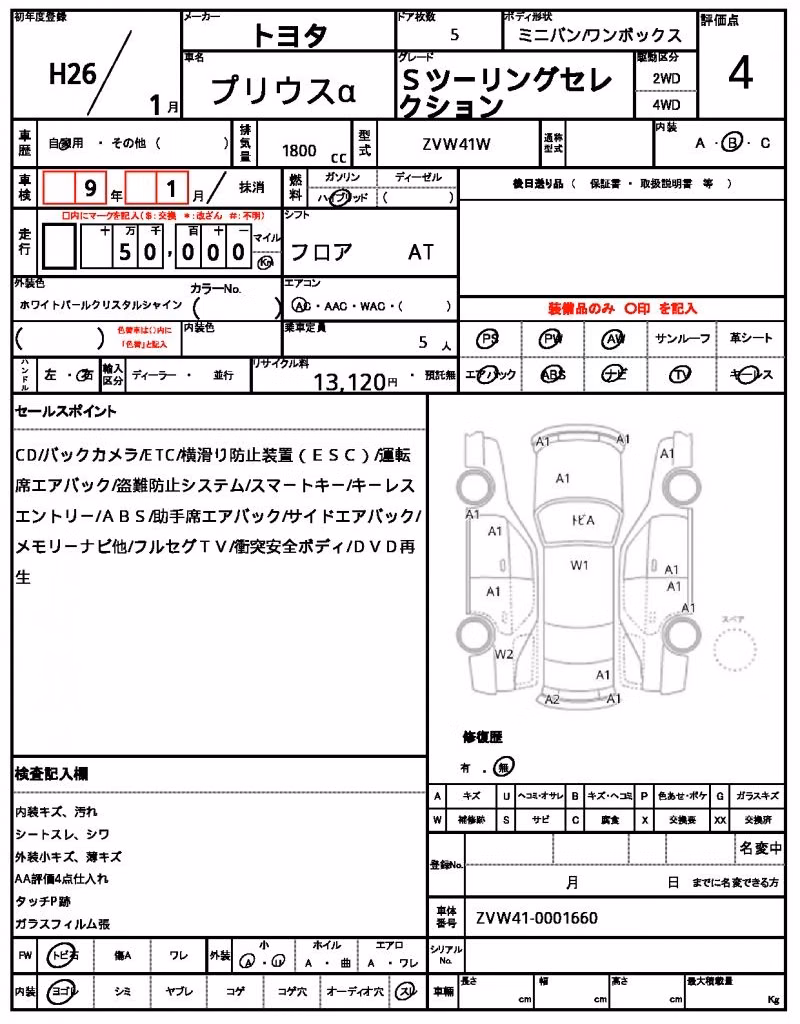 TOYOTA PRIUS ALPHA