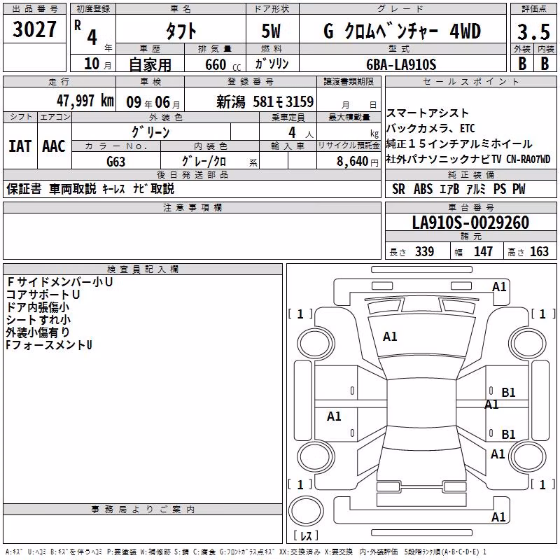 DAIHATSU TAFT