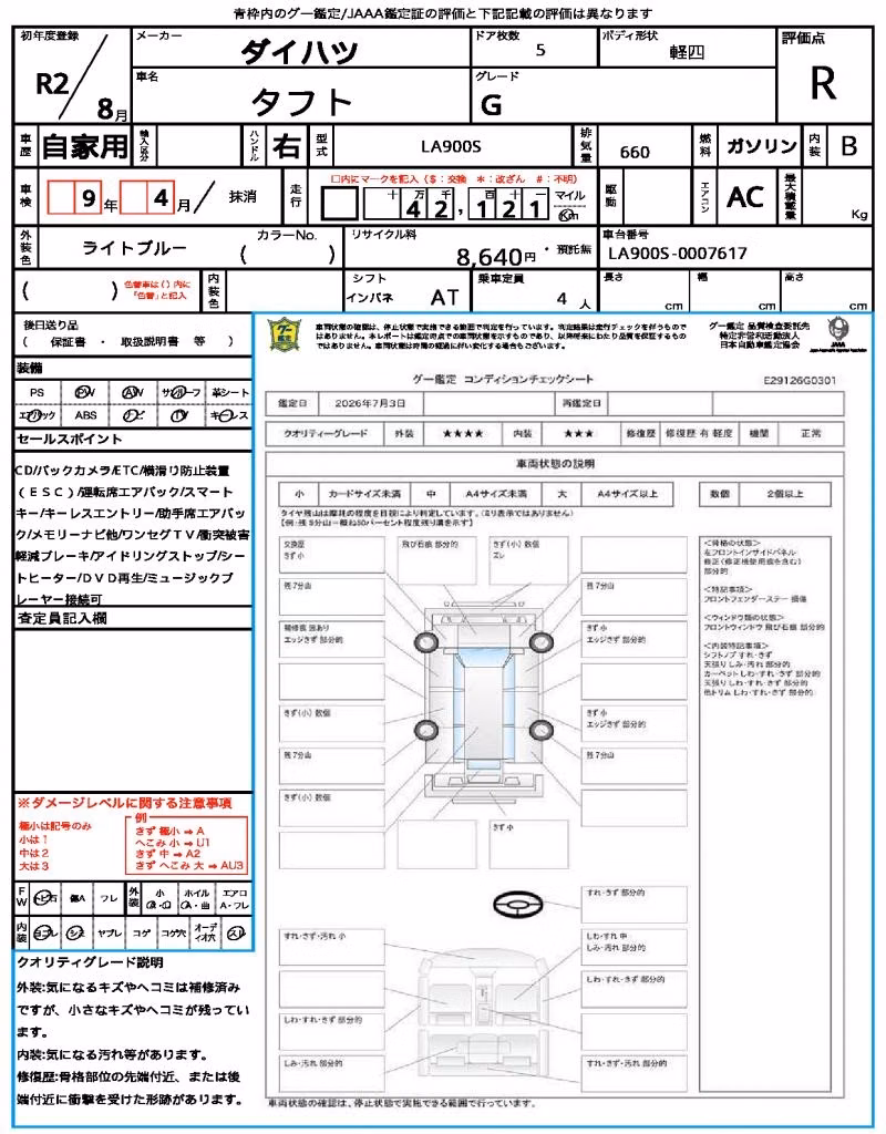 DAIHATSU TAFT