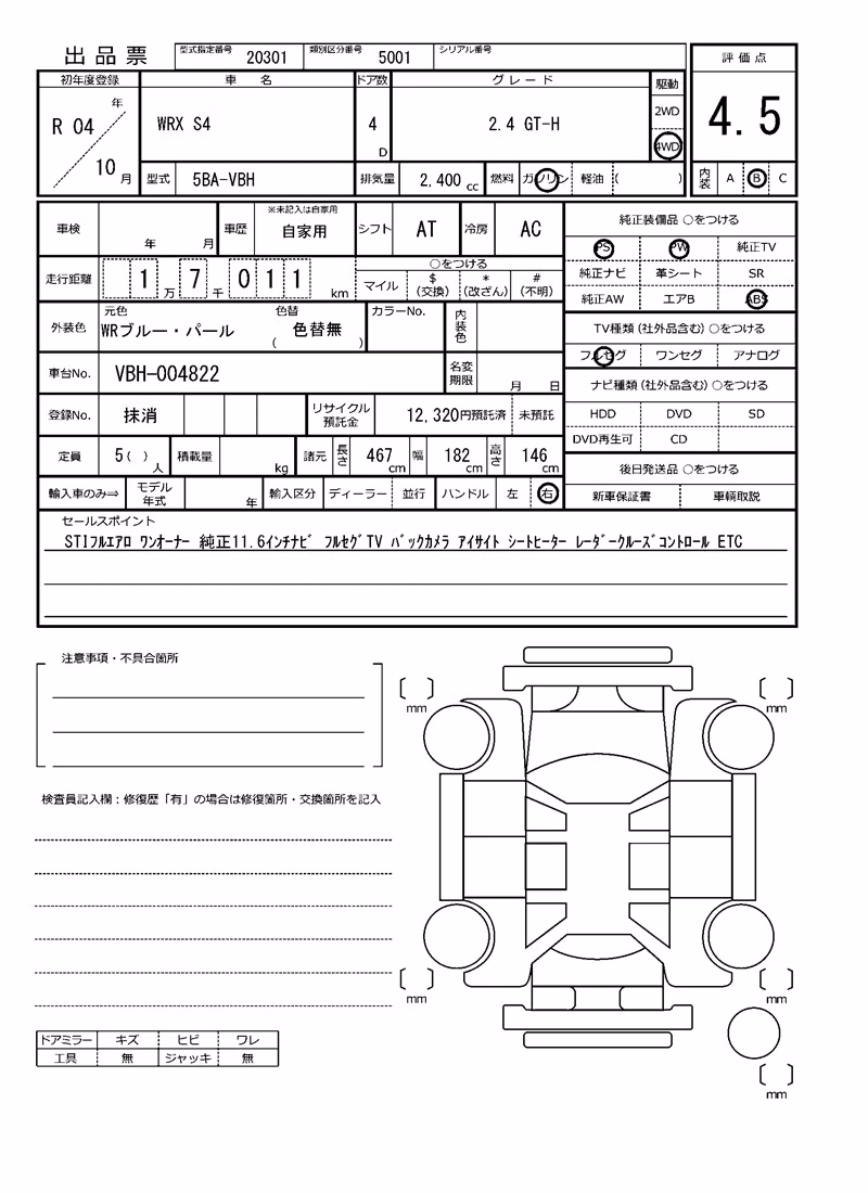 SUBARU IMPREZA WRX