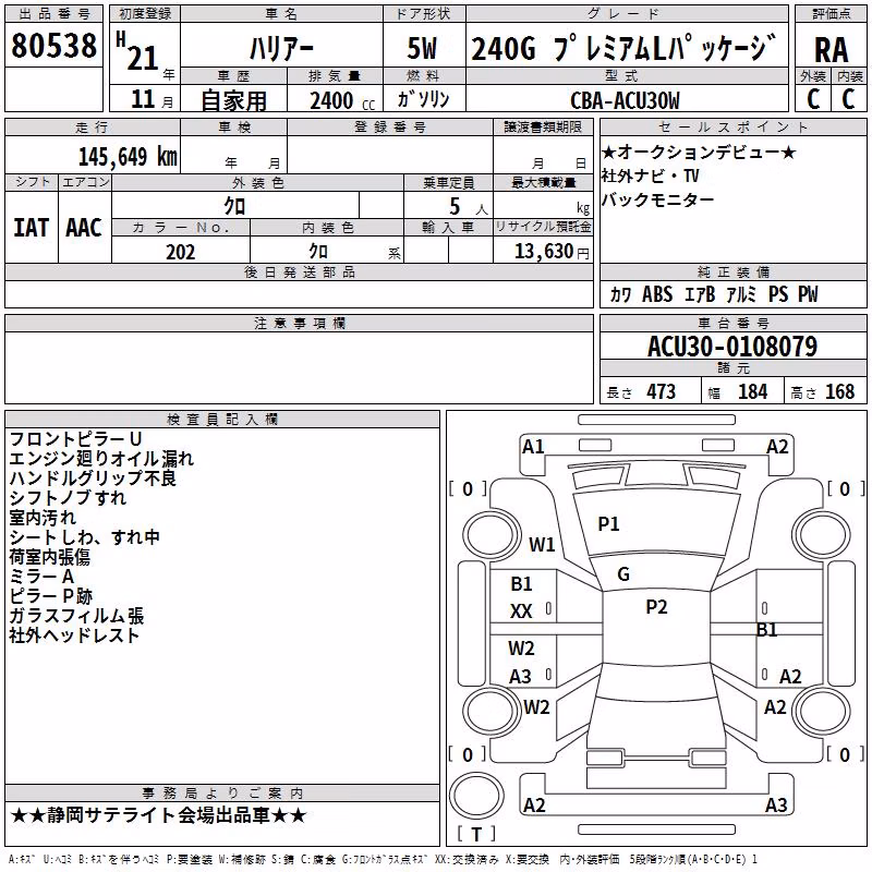 TOYOTA HARRIER