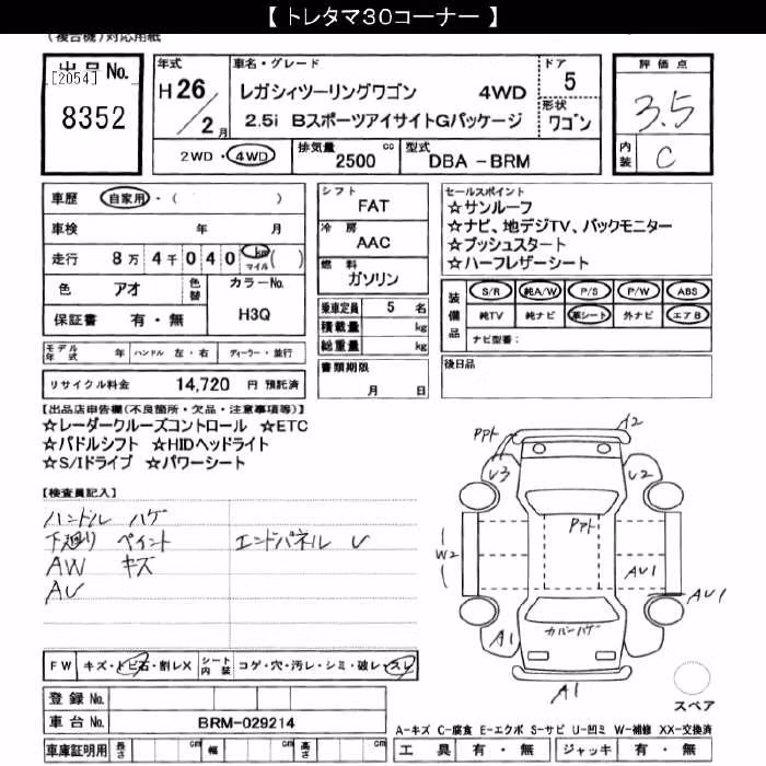 SUBARU LEGACY