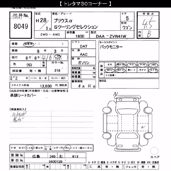 TOYOTA PRIUS ALPHA