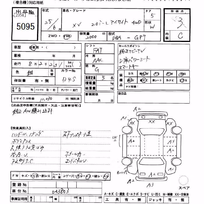 SUBARU XV