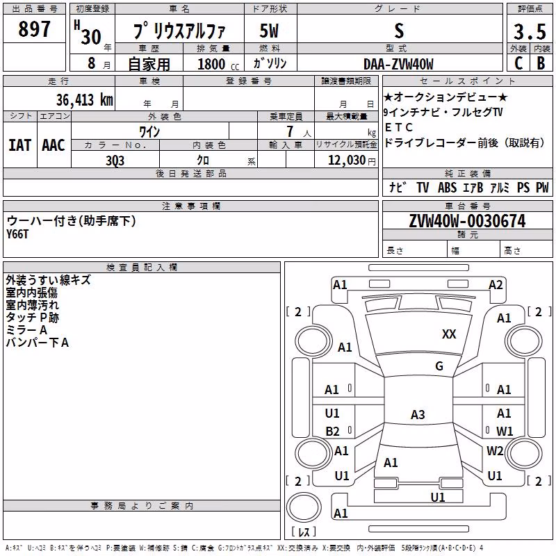 TOYOTA PRIUS ALPHA