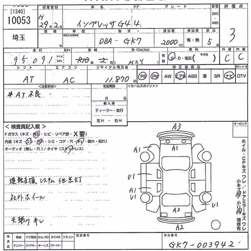 SUBARU IMPREZA