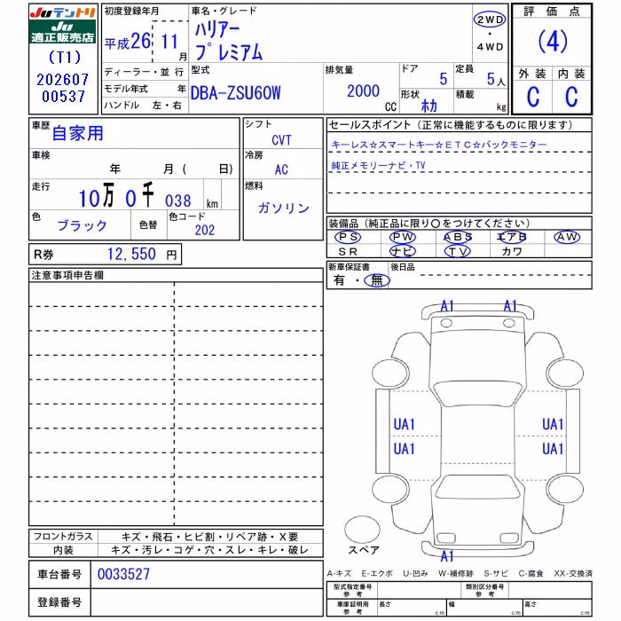TOYOTA HARRIER