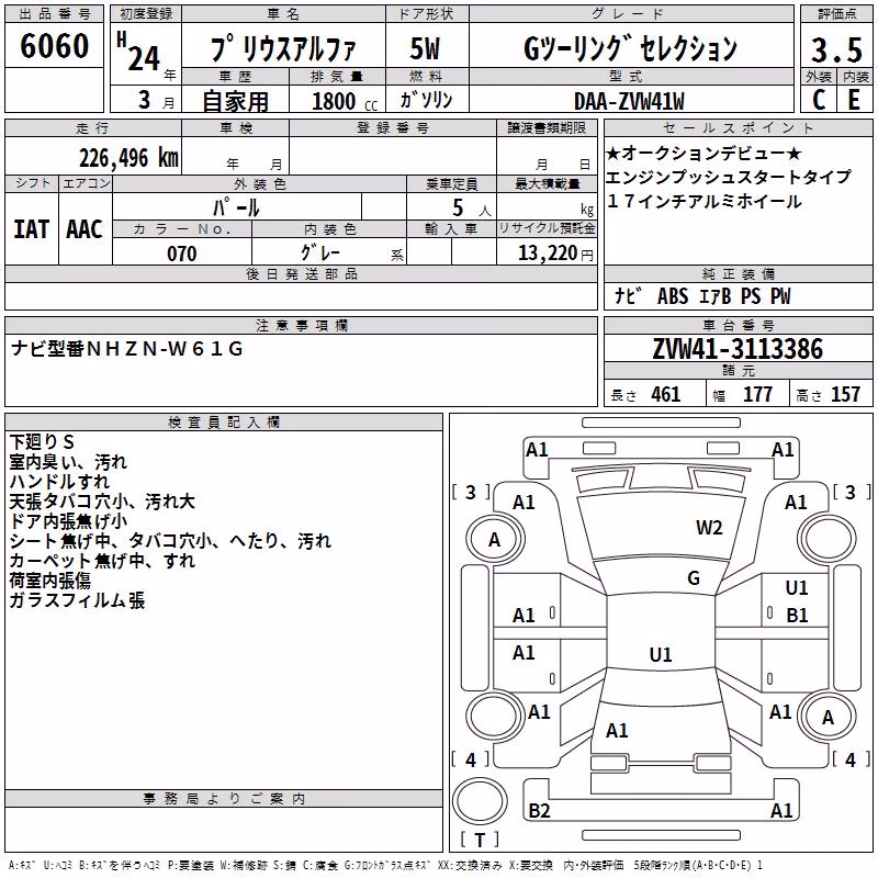 TOYOTA PRIUS ALPHA